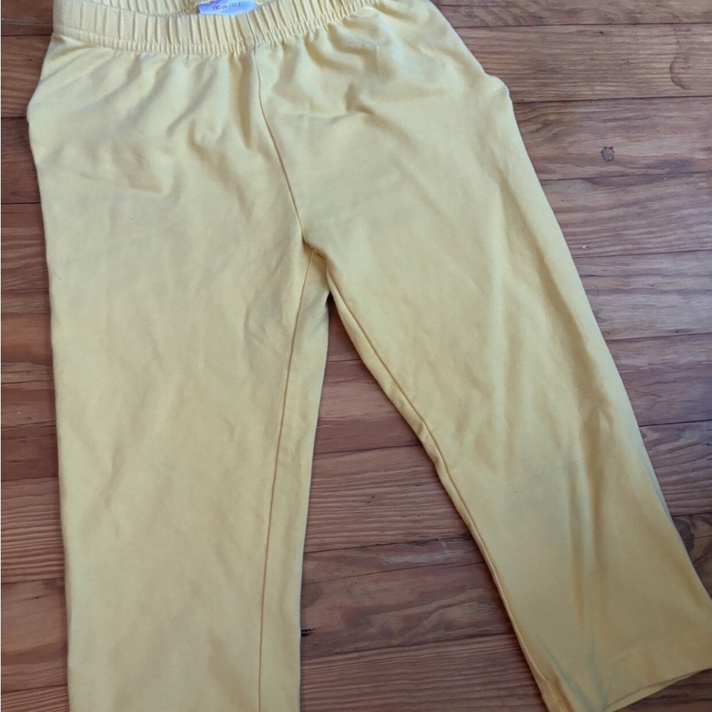 Hanna Andersson Yellow Capris 130/8